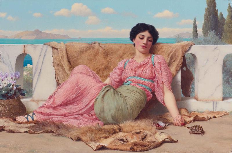 John William Godward quiet pet